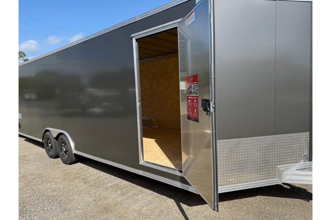 New 2026 ALCOM 8.5 x 24 All Aluminum Enclosed XLT Pro Series Enclosed Car Hauler