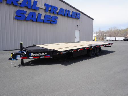 New 2026 Diamond C Trailers DET207 22ft Deckover Tilt Tilt Trailer