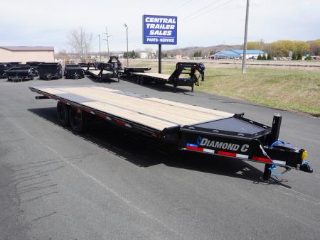New 2026 Diamond C Trailers DET207 22ft Deckover Tilt Tilt Trailer