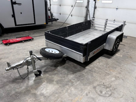 Used 2017 Bear Track 53"X96" ALUMINUM W BI-FOLD GATE 2,100 GVWR Utility Trailer