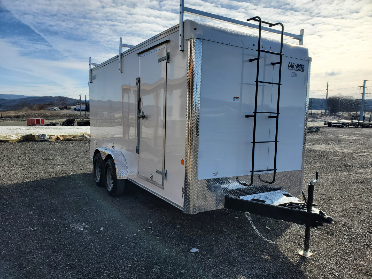 New 2026 Car Mate Trailers CM716CC Enclosed Trailer / 7'X16' / 9990 GVWR / 80" Interior Height