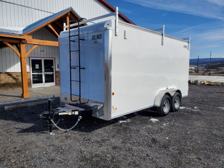 New 2026 Car Mate Trailers CM716CC Enclosed Trailer / 7'X16' / 9990 GVWR / 80  Interior Height