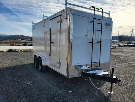 New 2026 Car Mate Trailers CM716CC Enclosed Trailer / 7'X16' / 9990 GVWR / 80" Interior Height
