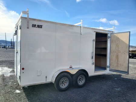 New 2026 Car Mate Trailers CM716CC Enclosed Trailer / 7'X16' / 9990 GVWR / 80" Interior Height