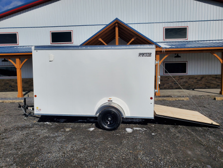 New 2026 Car Mate Trailers CM612ECV Cargo / 6'X12' / 2990 GVWR / 78  Interior Height