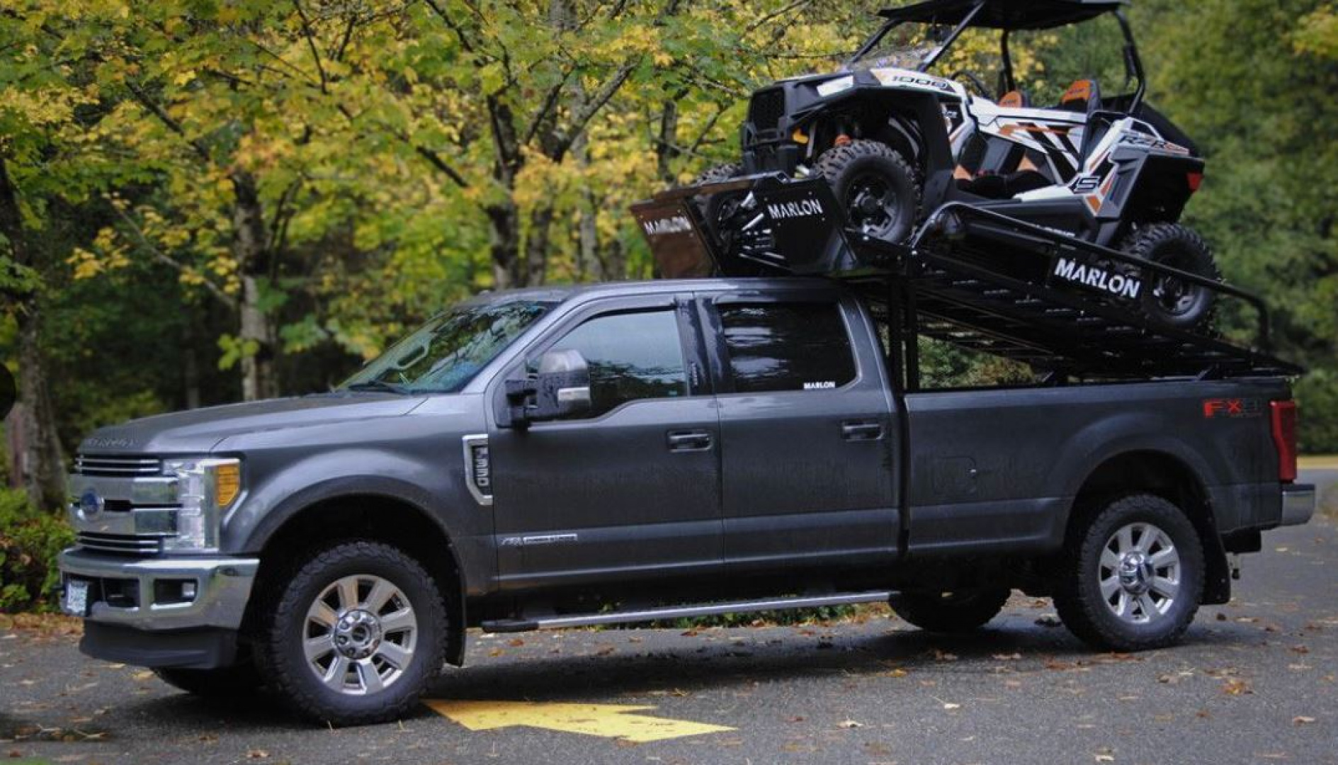 New Marlon UTV DECK SXS EXTENDED with Side Box & strap kit