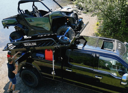 New Marlon UTV DECK SXS EXTENDED with Side Box & strap kit