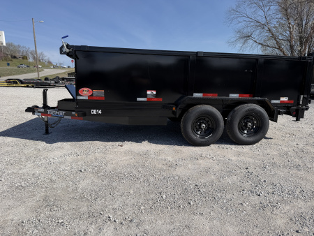New 2026 Top Hat Trailers DE14- 83" X 14' ( 3FT SIDES) Dump Trailer