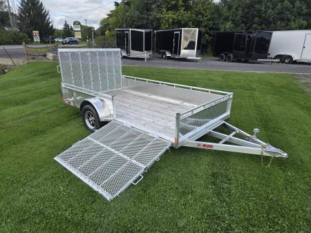 New 2027 Canadian Built All Aluminum 7'x12' SA-3500 Side Loader Utility Trailer