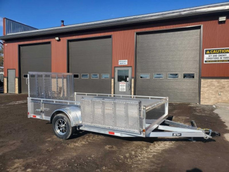 New 2026 Canadian Built All Aluminum 7'x12' SA-3500 Side Loader Utility Trailer