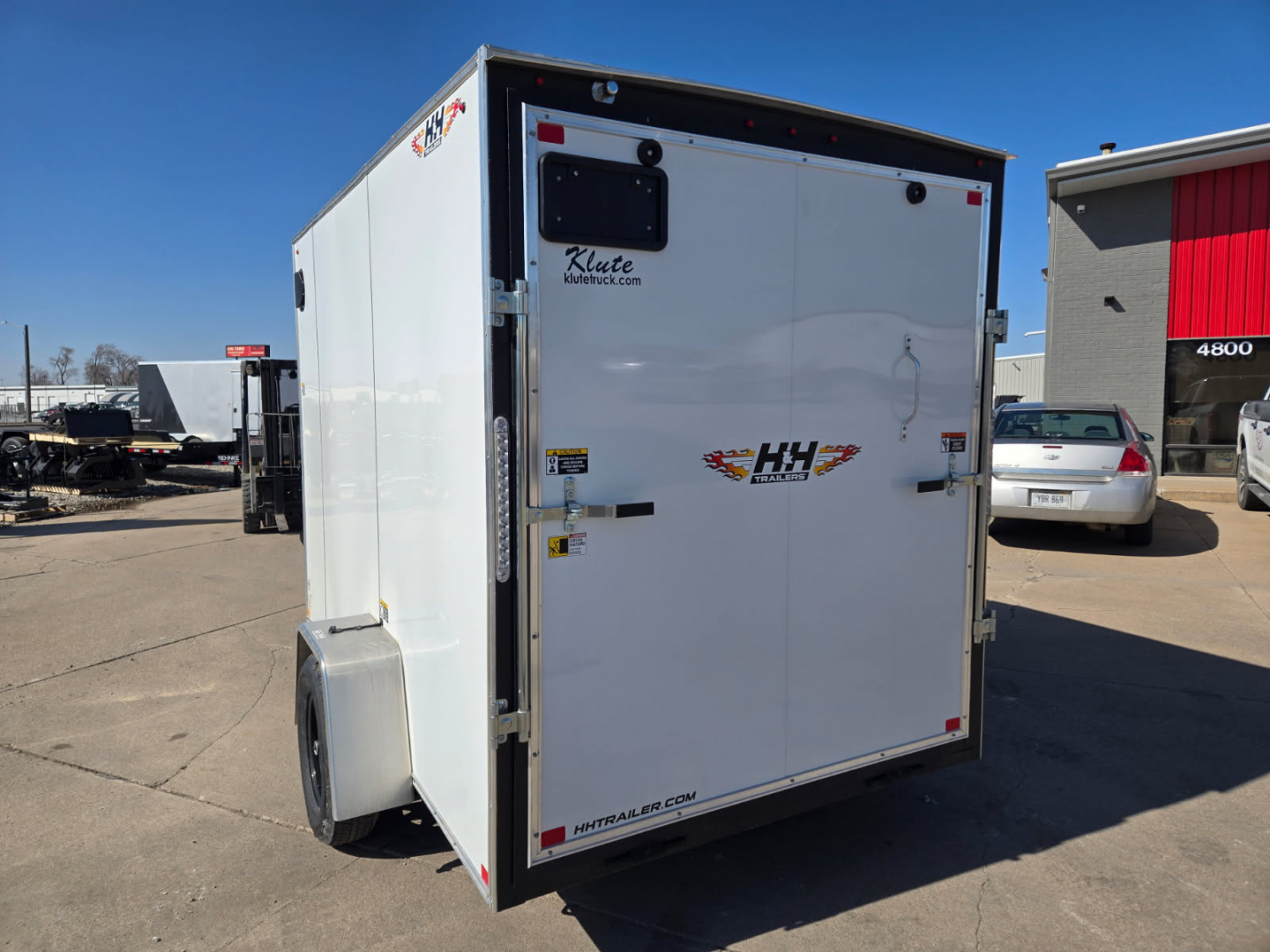 New 2026 H&H Trailers 6x10 HH Series Flat Top V-Nose 3K Cargo / Enclosed Trailer