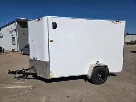 New 2026 H&H Trailers 6x10 HH Series Flat Top V-Nose 3K Cargo / Enclosed Trailer