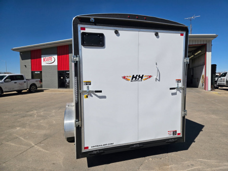 New 2026 H&H Trailers 7x16 HH Series Round Top V-Nose Enclosed Cargo Trailer 10K Tandem Cargo / Enclosed Trailer