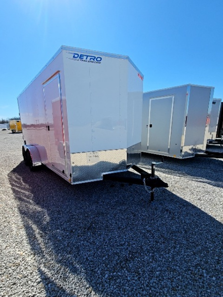 New 2026 Impact Trailers Quake 7 x 16 7K Ramp Door Cargo / Enclosed Trailer