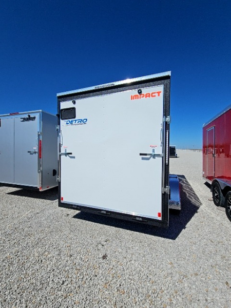 New 2026 Impact Trailers Quake 7 x 16 7K Ramp Door Cargo / Enclosed Trailer