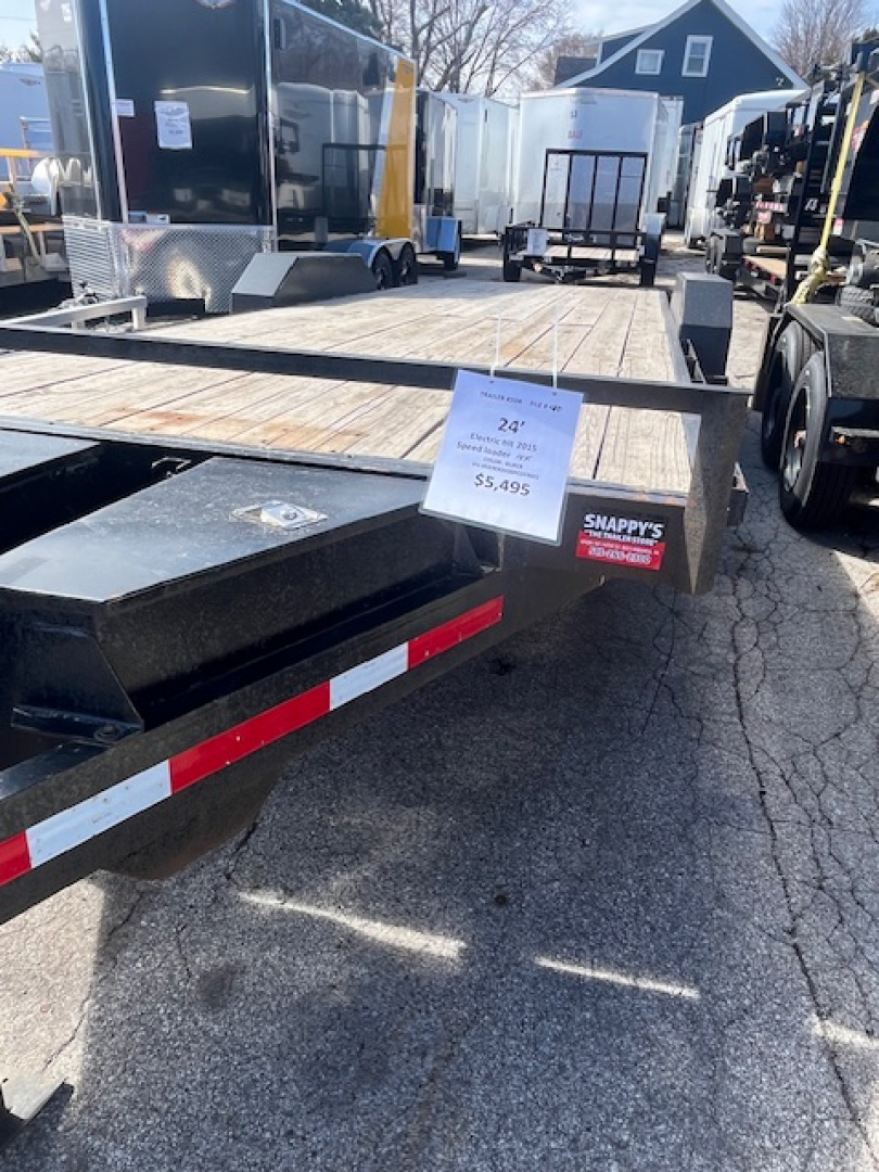 New 2015 H&H Trailers Speed Loader Flatbed Trailer