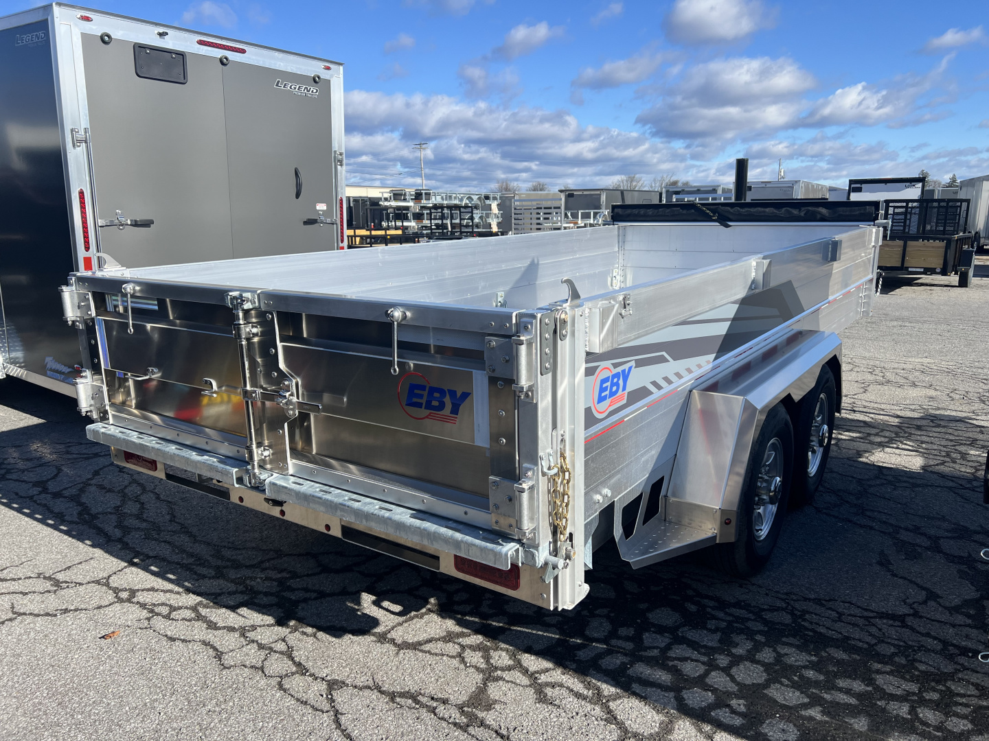 New 2026 EBY Trailers 7X16 14K Dump Trailer