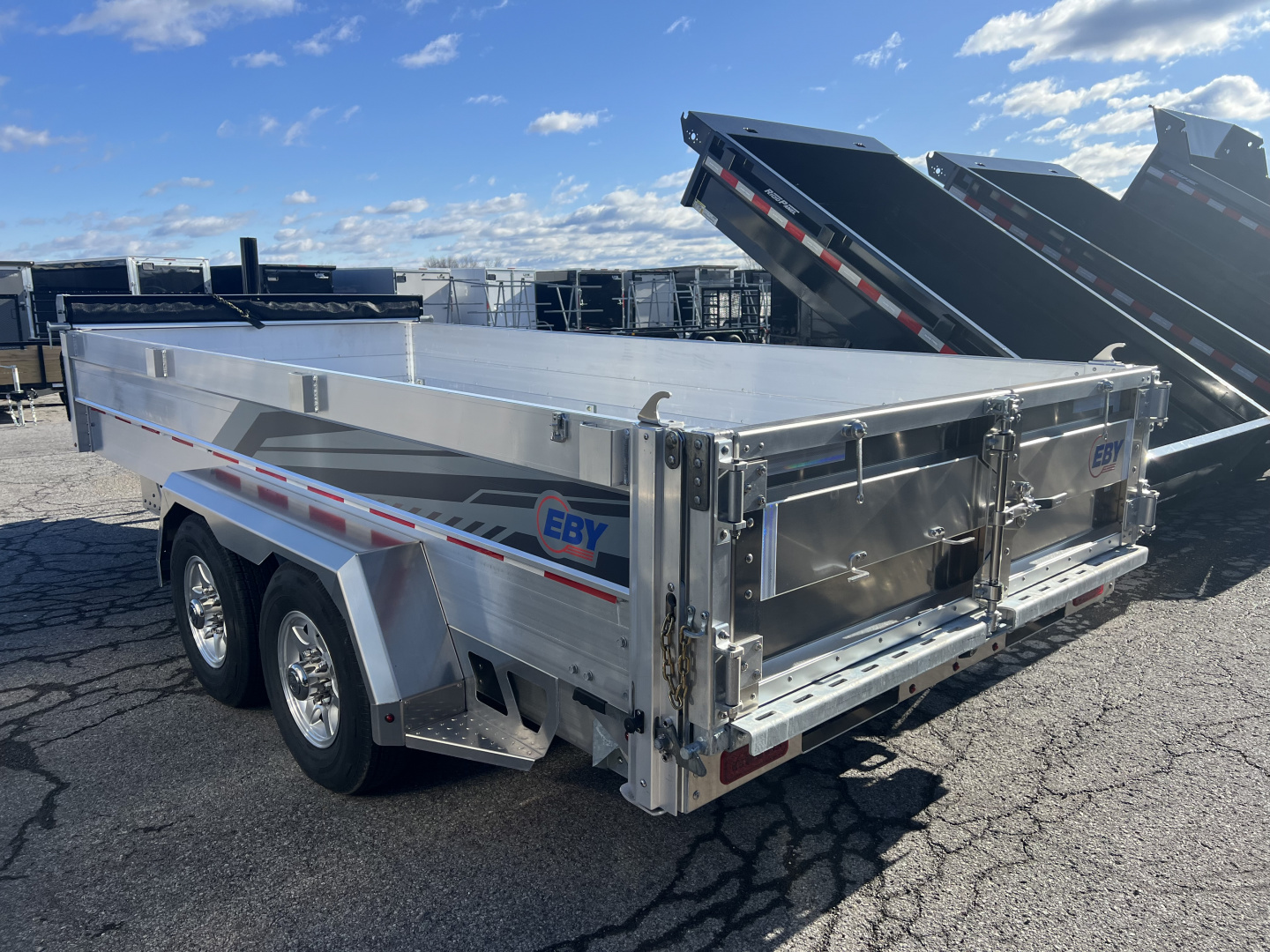 New 2026 EBY Trailers 7X16 14K Dump Trailer