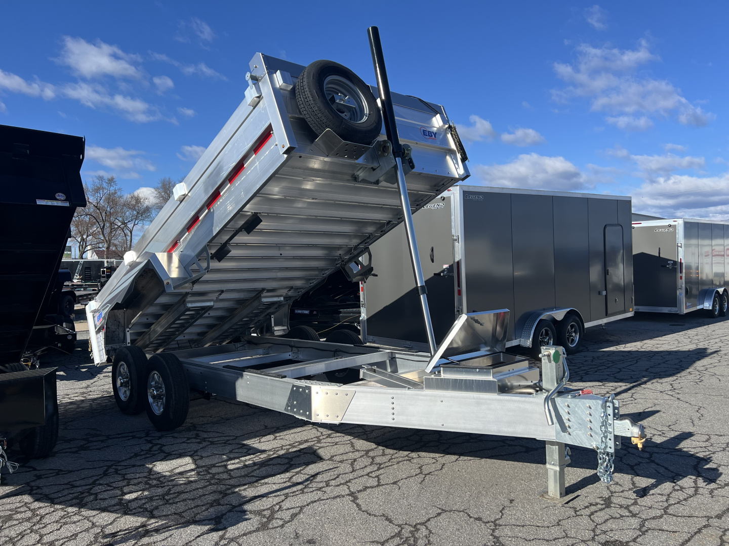 New 2026 EBY Trailers 7X16 14K Dump Trailer