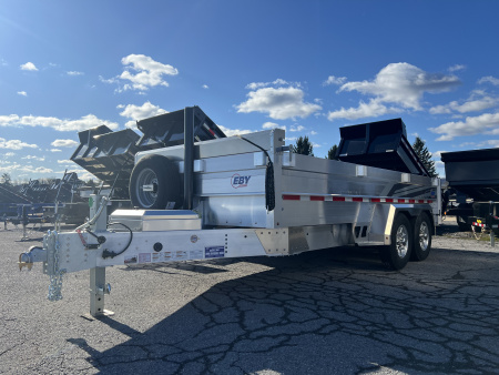 New 2026 EBY Trailers 7X16 14K Dump Trailer