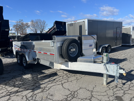 New 2026 EBY Trailers 7X16 14K Dump Trailer