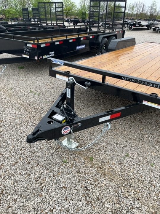 New 2026 Sure-Trac 7 x 20 (18+2) 10K C-Channel Wood Deck Car Hauler