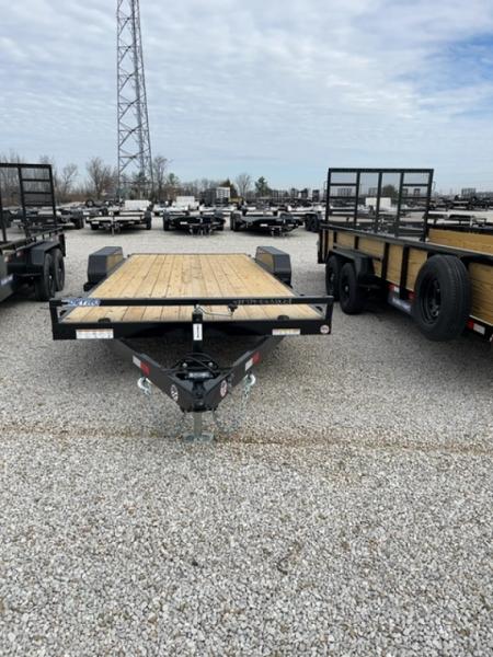 New 2026 Sure-Trac 7 x 20 (18+2) 10K C-Channel Wood Deck Car Hauler