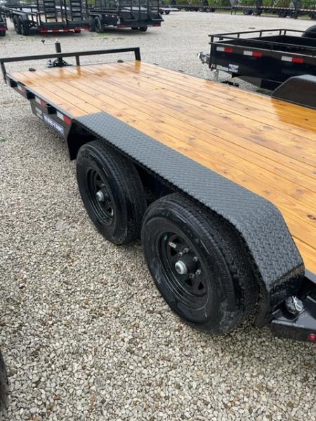 New 2026 Sure-Trac 7 x 20 (18+2) 10K C-Channel Wood Deck Car Hauler