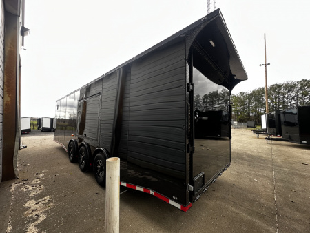 New 2026 Luxe 8.5x28 Race Trailer-Finished Interior-5200LB Triple Torsion-Escape Door-HD Ramp-E Track