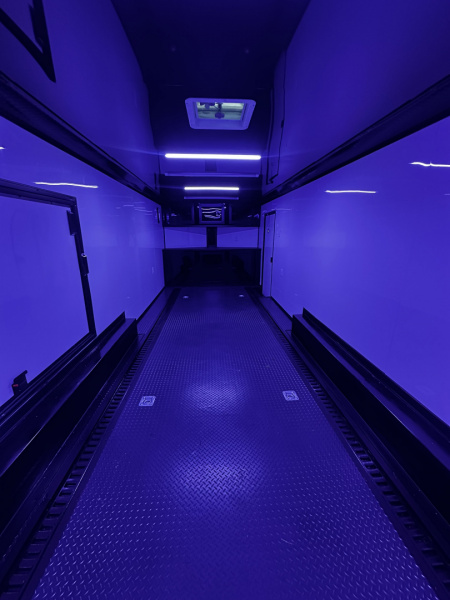 New 2026 Luxe 8.5x28 Race Trailer-Finished Interior-5200LB Triple Torsion-Escape Door-HD Ramp-E Track