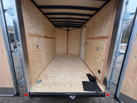 New 2026 US Cargo 6X10 + 2ft V nose/ Barn Door / 6'6" interior/Polycore/ Ext. Tongue - 2990gvw