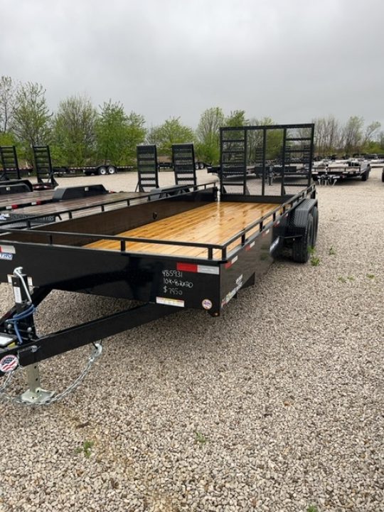 New 2026 Sure-Trac 7 x 20 10K Steel High Side Utility Trailer