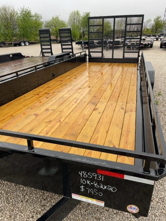 New 2026 Sure-Trac 7 x 20 10K Steel High Side Utility Trailer