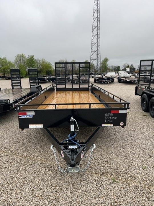 New 2026 Sure-Trac 7 x 20 10K Steel High Side Utility Trailer