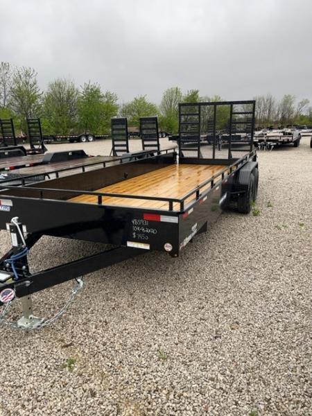 New 2026 Sure-Trac 7 x 20 10K Steel High Side Utility Trailer