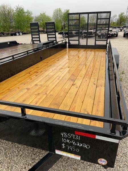 New 2026 Sure-Trac 7 x 20 10K Steel High Side Utility Trailer