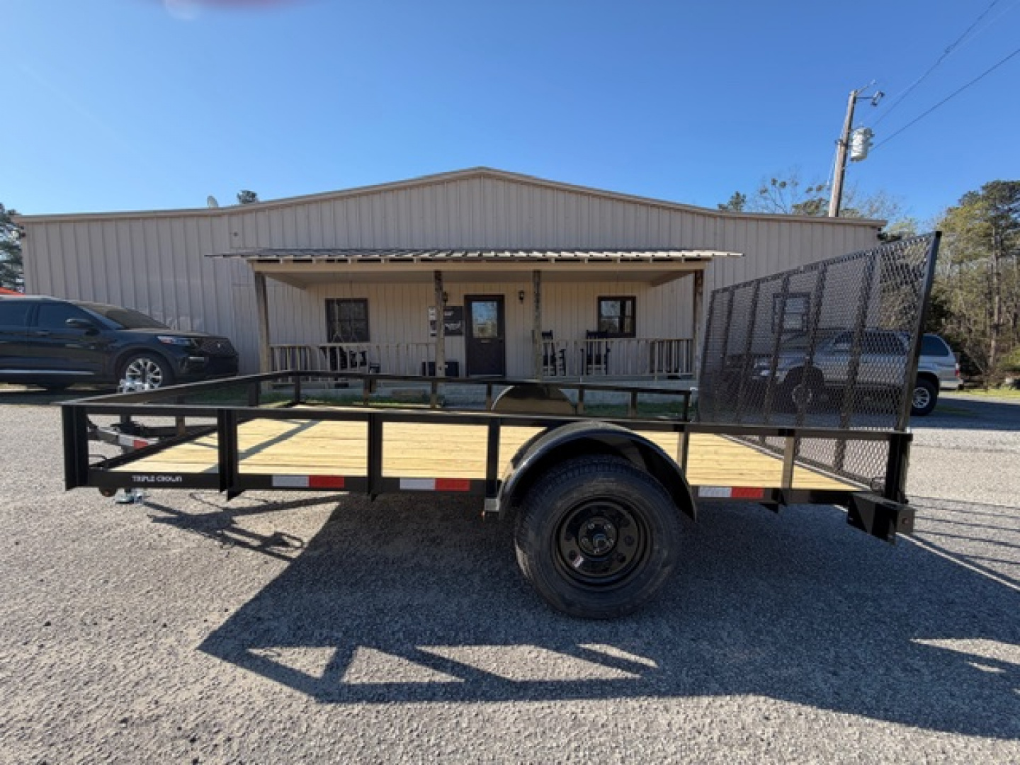 New 2026 Triple Crown Trailers 6x12SA Utility Trailer