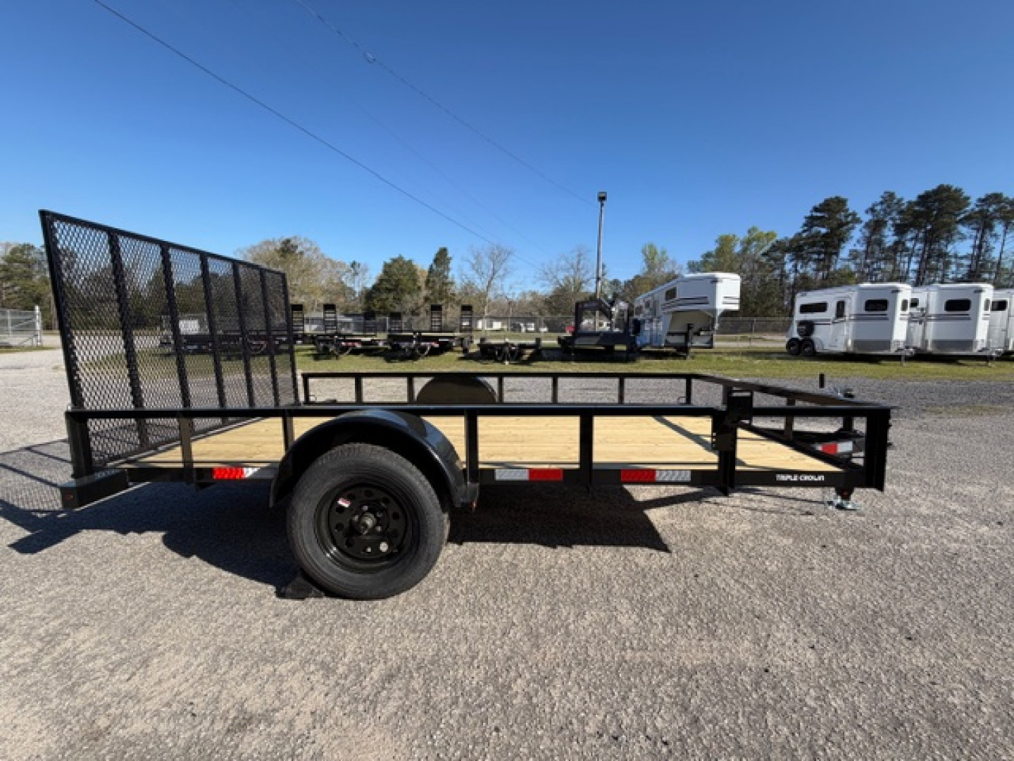 New 2026 Triple Crown Trailers 6x12SA Utility Trailer