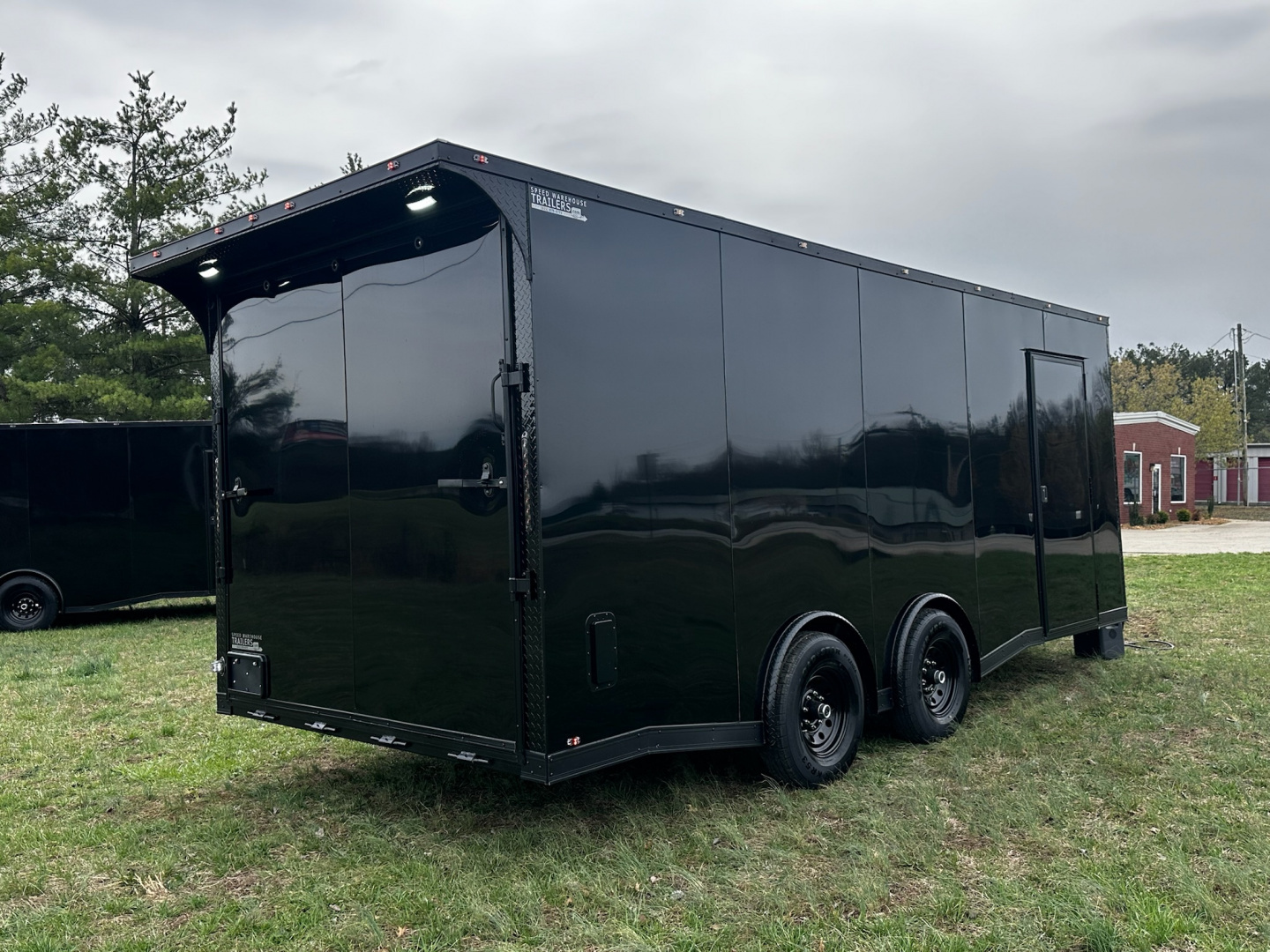 New 2026 LUXE 8.5X20 Race Trailer- Finished Interior-5200LB Torsion Axles-Blackout
