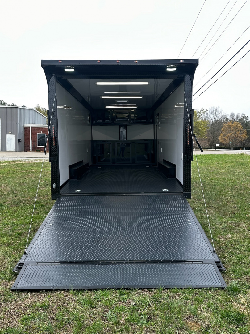 New 2026 LUXE 8.5X20 Race Trailer- Finished Interior-5200LB Torsion Axles-Blackout