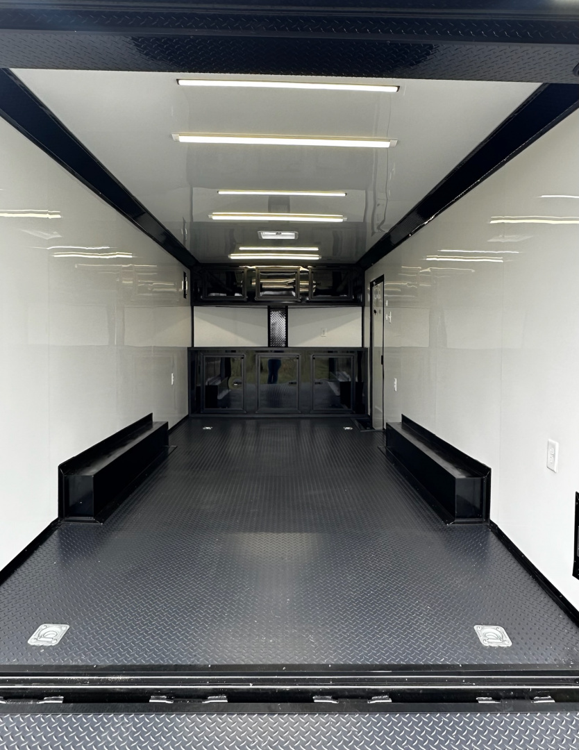New 2026 LUXE 8.5X20 Race Trailer- Finished Interior-5200LB Torsion Axles-Blackout