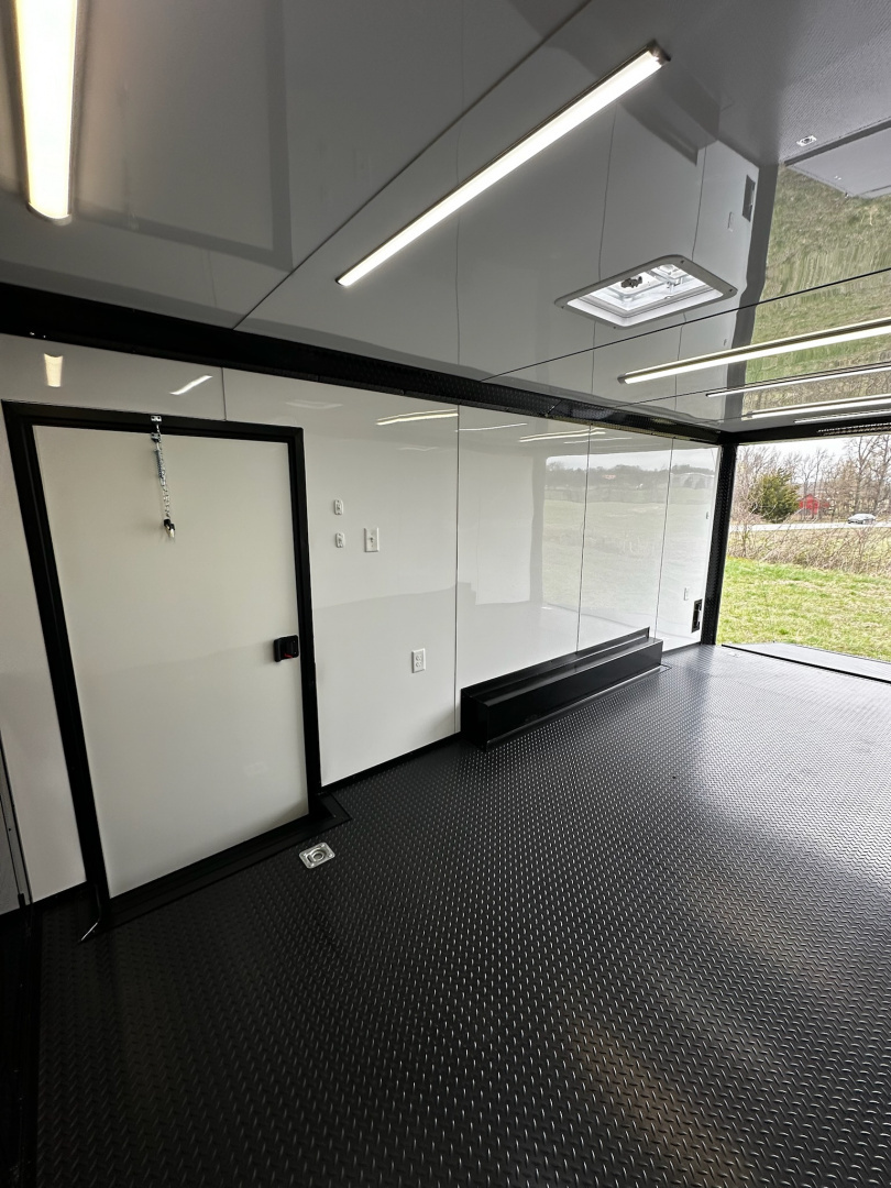 New 2026 LUXE 8.5X20 Race Trailer- Finished Interior-5200LB Torsion Axles-Blackout