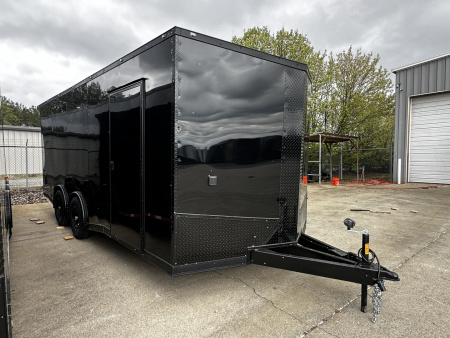 New 2026 LUXE 8.5X20 Race Trailer- Finished Interior-5200LB Torsion Axles-Blackout