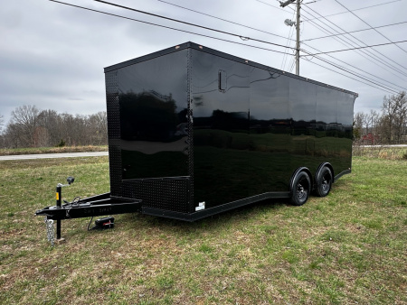 New 2026 LUXE 8.5X20 Race Trailer- Finished Interior-5200LB Torsion Axles-Blackout