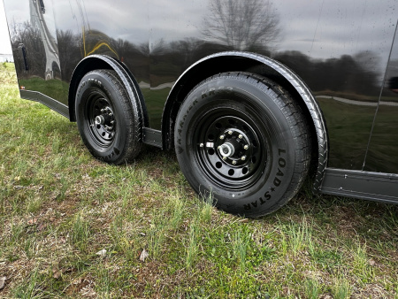 New 2026 LUXE 8.5X20 Race Trailer- Finished Interior-5200LB Torsion Axles-Blackout