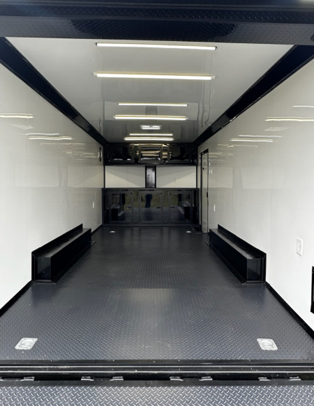 New 2026 LUXE 8.5X20 Race Trailer- Finished Interior-5200LB Torsion Axles-Blackout
