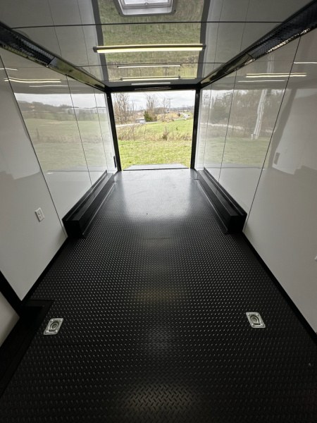 New 2026 LUXE 8.5X20 Race Trailer- Finished Interior-5200LB Torsion Axles-Blackout