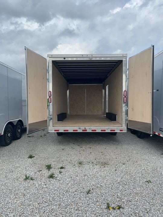 New 2026 Sure-Trac 8.5 x 18 14K Double Rear Door Contractor Pro Enclosed Bullnose Cargo Trailer