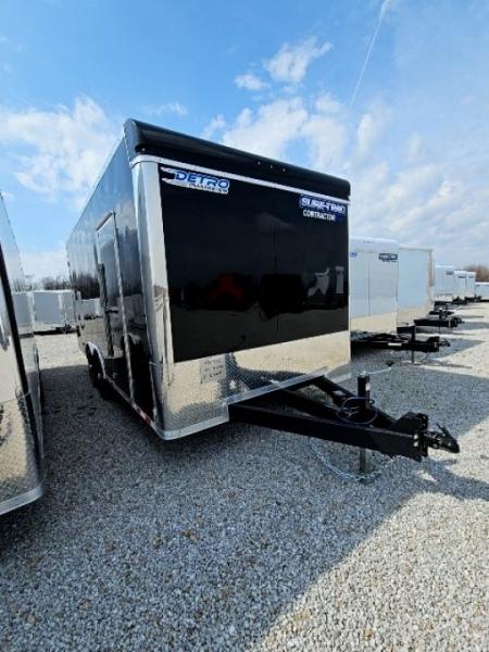 New 2026 Sure-Trac 8.5 x 18 14K Double Rear Door Contractor Pro Enclosed Bullnose Cargo Trailer