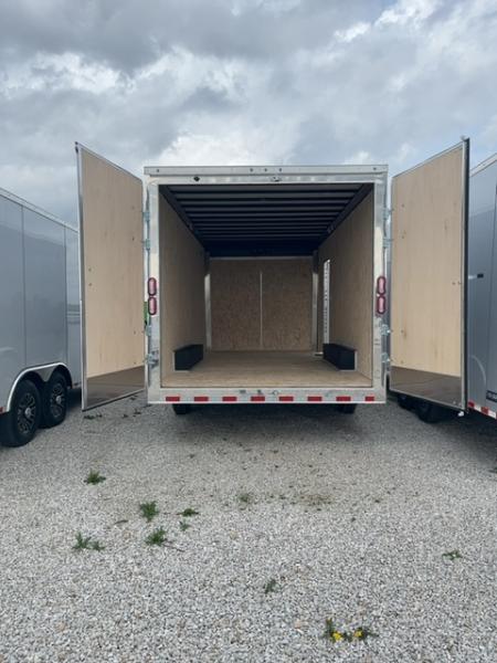 New 2026 Sure-Trac 8.5 x 18 14K Double Rear Door Contractor Pro Enclosed Bullnose Cargo Trailer